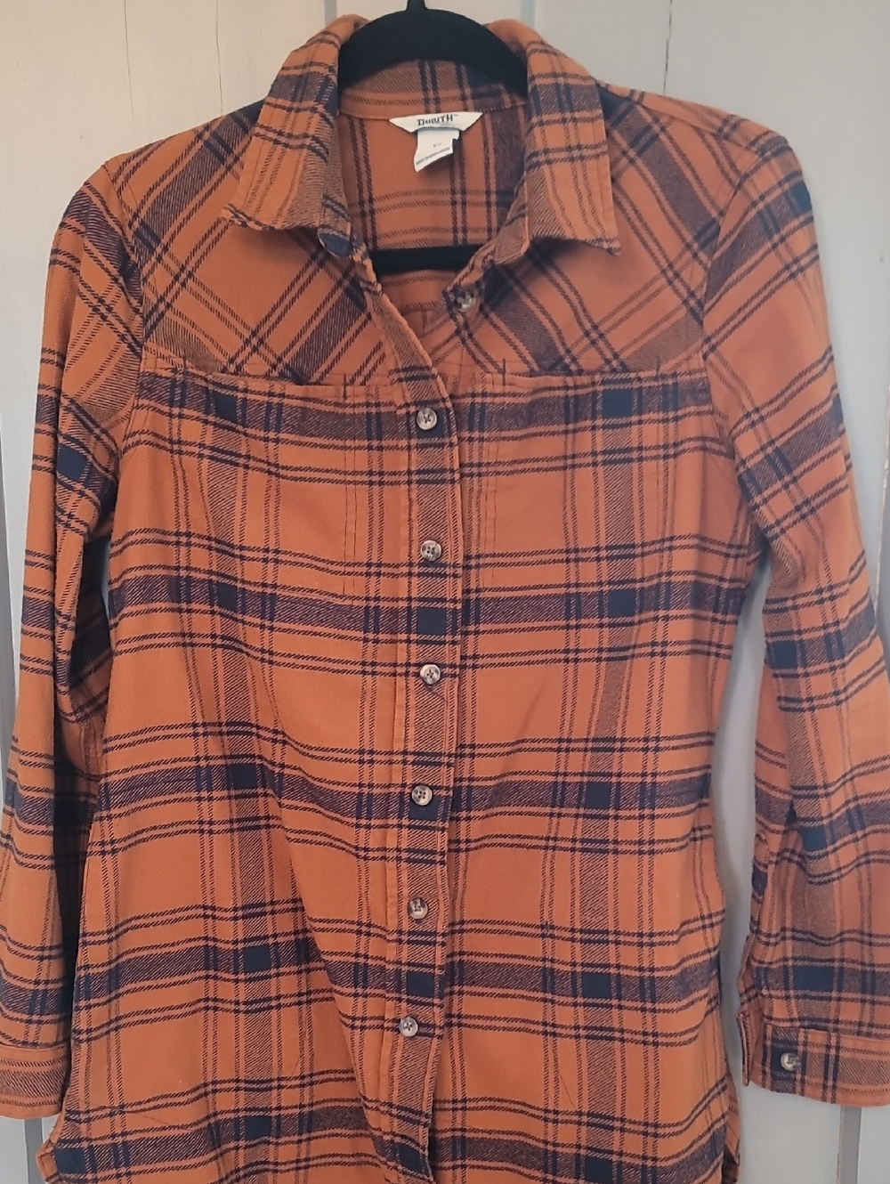 Duluth Button Up Flannel Tunic